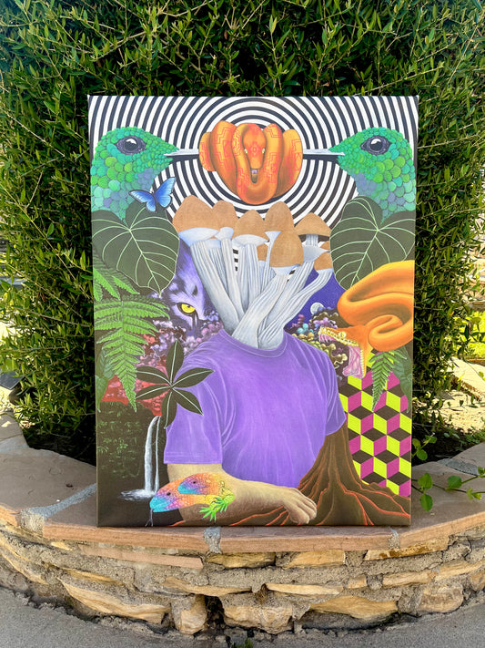 "Dance with God" Stretched Giclee Canvas Print